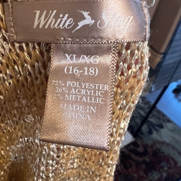 White Stag gold cream cardigan sweater. Size XL (16-18) - Picture 4 of 4